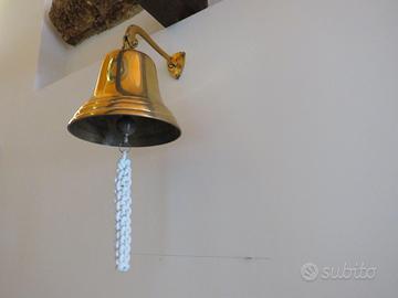 Campana oscillante in ottone lucido