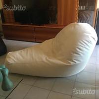 Poltrona Lettino Sacco (Pouf) Design - Panna