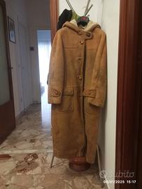 Cappotto lungo montone shearling