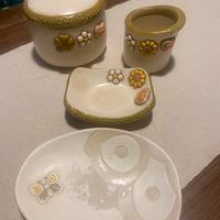 Set 4 pezzi da bagno thun