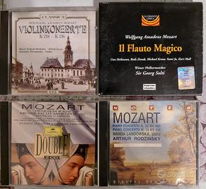 Mozart vari cd musicali doppi e singoli anni 90