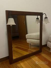 Specchio con lampade