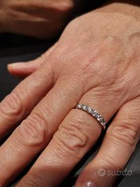 Anello veretta donna