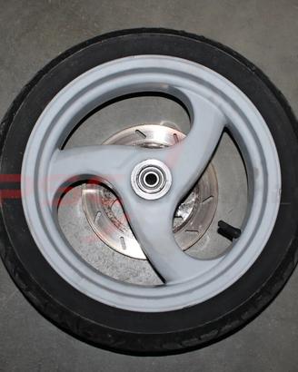 Cerchio anteriore 13×3.50 + pneumatico METZELER