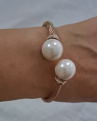 bracciale rigido aperto torchon con
