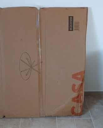 Tavolo in vetro e oro 120 cm NOEL Deghi nuovo