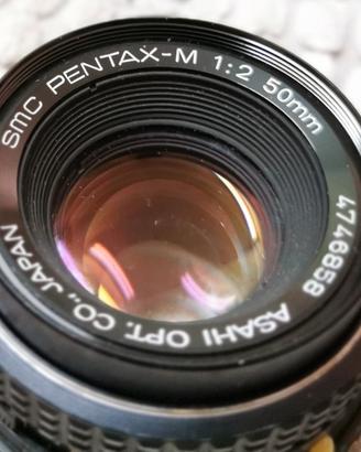 Ottica 50mm 1:2 Ashai Pentax
