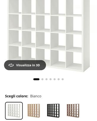 scaffale libreria Ikea Kallax 