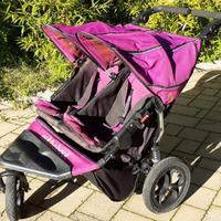 passeggino gemellare a tre ruote