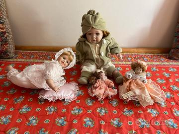 Bambole di porcellana vintage