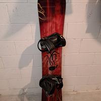 2 snowboard + casco, scarponi, occhiali