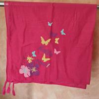 Pareo con farfalle bambina ragazza 100% cotone