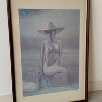 Litografia “Nudo” Innocenzo Melani