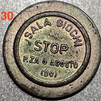 Gettone Sala Giochi “STOP” Bologna pzz VIII AGOSTO