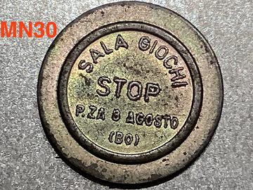 Gettone Sala Giochi “STOP” Bologna pzz VIII AGOSTO