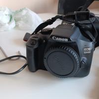 Canon 1300D+obbiettivo 18-55 mm canon- fish eye