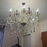 Lampadario candelabro e coppia di applique