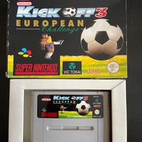 KickOff3 European challenge per Super Nintendo