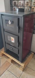 Stufa a legna con forno 