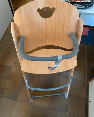 Seggiolone in legno Pali