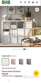 Scaffale Ikea Kallax Bianco 112x147
