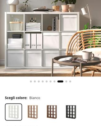 Scaffale Ikea Kallax Bianco 112x147