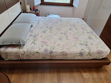 Letto Pianca sommier contenitore + materasso