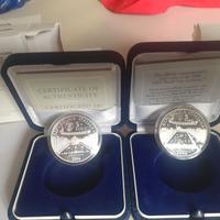 Monete 5 Euro  Italia 2004 e 2006 Proof