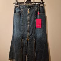 Gonna lunga jeans Gai Mattiolo TG S 