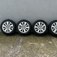 cerchi in lega, da 16 wolkswagen+gomme invernali