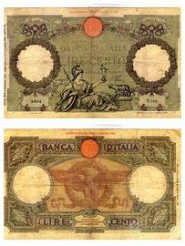 Banconota 100 Lire Italia 5.10.1931 - Non testata