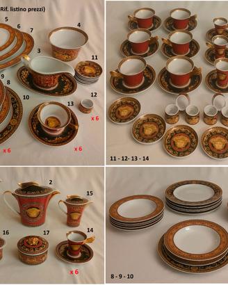 SERVIZIO ROSENTHAL VERSACE MEDUSA - 6 POSTI