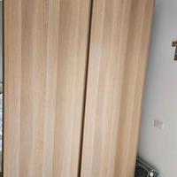 armadio 2 ante scorrevoli con cassettiera 