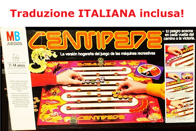 RARO Centipede MB regole ITA gioco pacman zaxxon