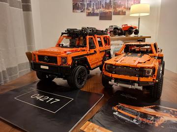 Mercedes G500 + Ford Raptor (NON LEGO MA SIMILE)