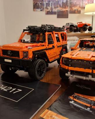 Mercedes G500 + Ford Raptor (NON LEGO MA SIMILE)