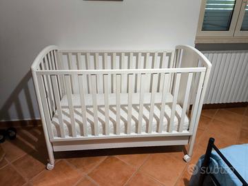 Culla Mibb Orsetto Aquilone Bianco con Materasso -