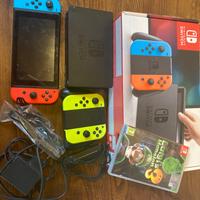 Nintendo Switch+gioco(tutti accessori originali)