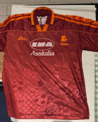 AS Roma 1995/96 Home taglia M