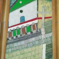 Quadro Con Mosaici in vetro Chiesa colorata