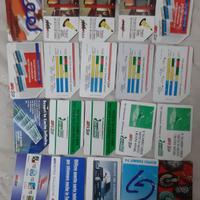 Lotto3, 40 Schede telefoniche, 10 centesimi l'una.