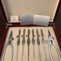 Set per crostacei BELTRAMI in argento puro