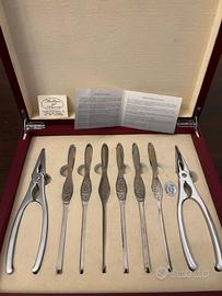 Set per crostacei BELTRAMI in argento puro