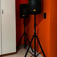 Coppia Casse Amplificate Behringer Eurolive B210D