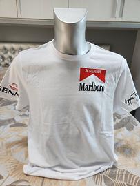 maglietta Ayrton Senna Mclaren 