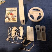 Wii + telecomandi + mariokart