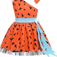 Vestito da carnevale Flintstones da bambina