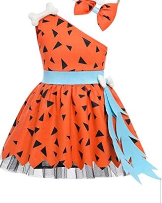 Vestito da carnevale Flintstones da bambina