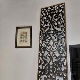 Antica grata in lamiera battuta