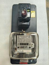 contatore elettrico Enel monofase vintage 